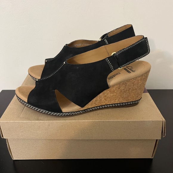 Clark’s Helio Float Wedge size 9.5 W - Picture 2 of 5